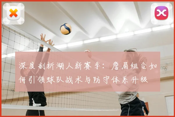 深度剖析湖人新赛季：詹眉组合如何引领球队战术与防守体系升级